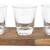 thumbnail of Houten Plank met 6 Shot Glazen