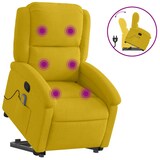 thumbnail of vidaXL Massagesessel mit Aufstehhilfe Gelb Samt