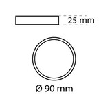 thumbnail of Downlight LED Superficie Kaju Blanco 8W 680Lm