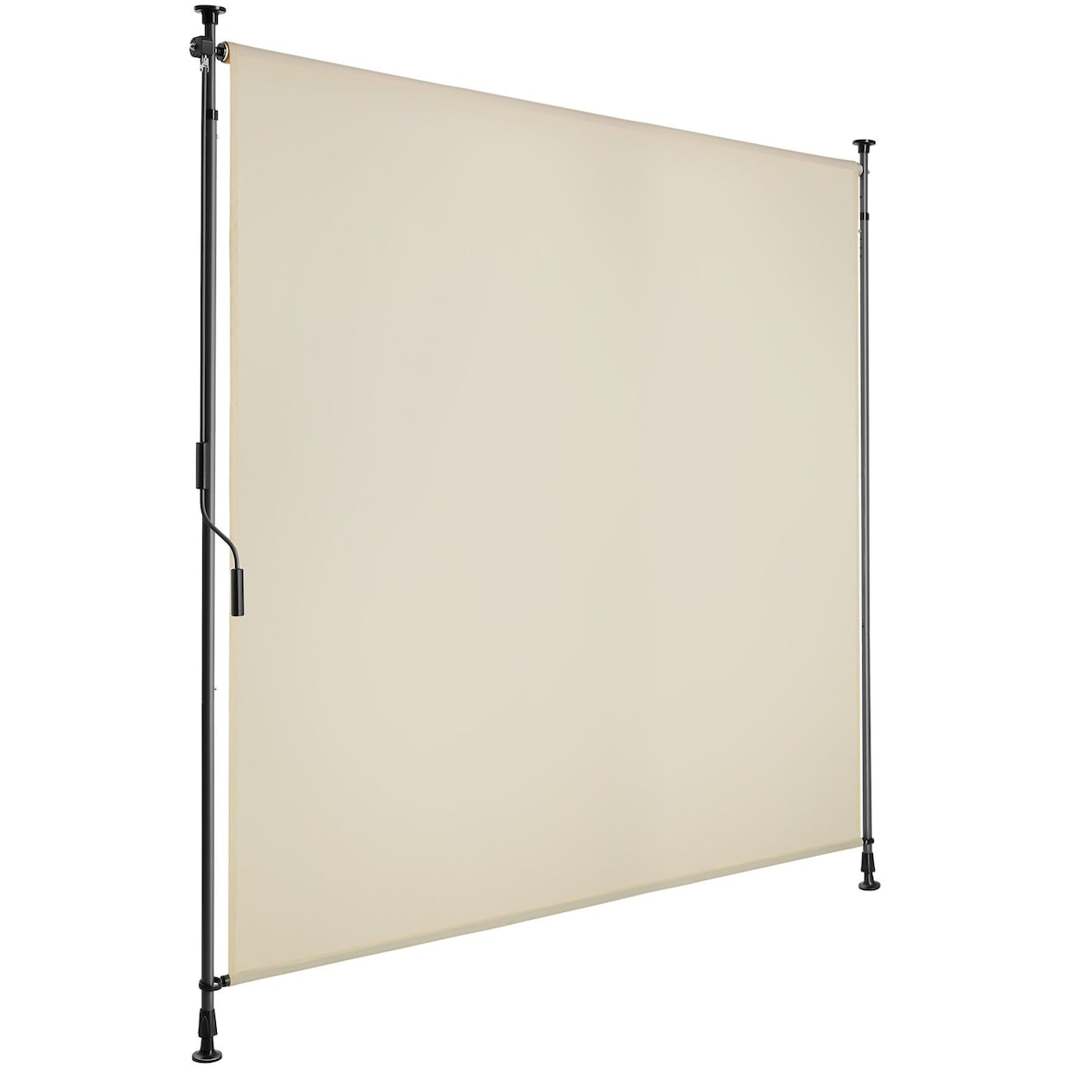 tectake Toldo de pinza TAIJA con manivela manual - 150 x 310 cm beige