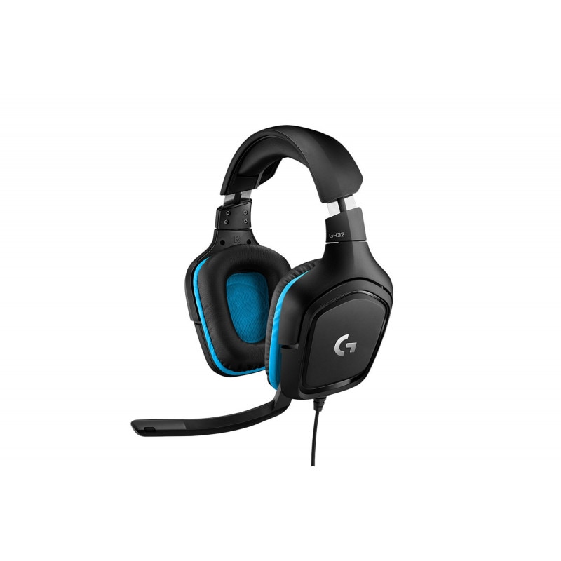 Micro Casque Gaming Logitech G432 7.1 Noir Avec Son Surround 7.1