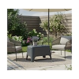 thumbnail of Tavolino da giardino 59x 39x 36cm Antracite Con coperchio Esterno / Interno TOOMAX