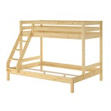 thumbnail of Doppel-Etagenbett 140x200 und 90x200 Erwachsenen-Stockbett Kiefer Massivholz natur V-60.18-09-14 Rollrost inkl.