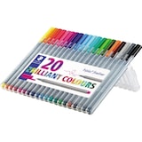 thumbnail of Etui de 20 stylos feutre Fineliner triplus, tracé 0,3 mm, encres assorties