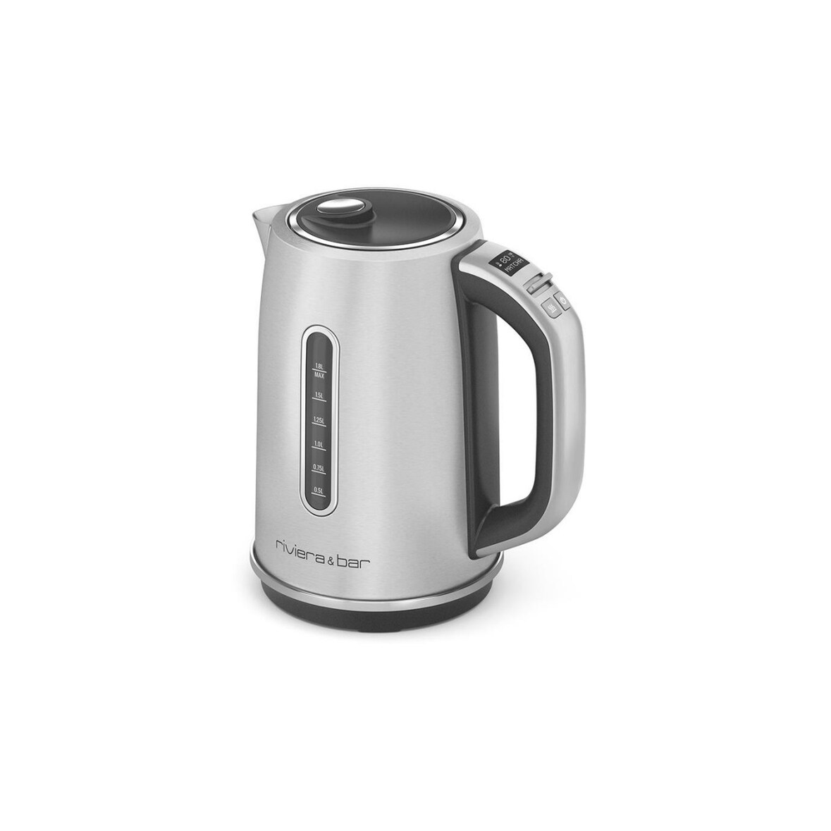 RIVIERA & BAR bouilloire électrique 1.8l 2200w noir et inox BBT660