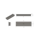 thumbnail of FIREBOX 600 – Schwarzer selbsttragender Bioethanol-Einsatz – mit Glas – linearer Brenner 45 cm / Fassungsvermögen 1 l