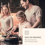 thumbnail of Virtuosa 3 Slim Kochfeld 3 Felder 5000 W Dualzone Timer Keramik Schwarz