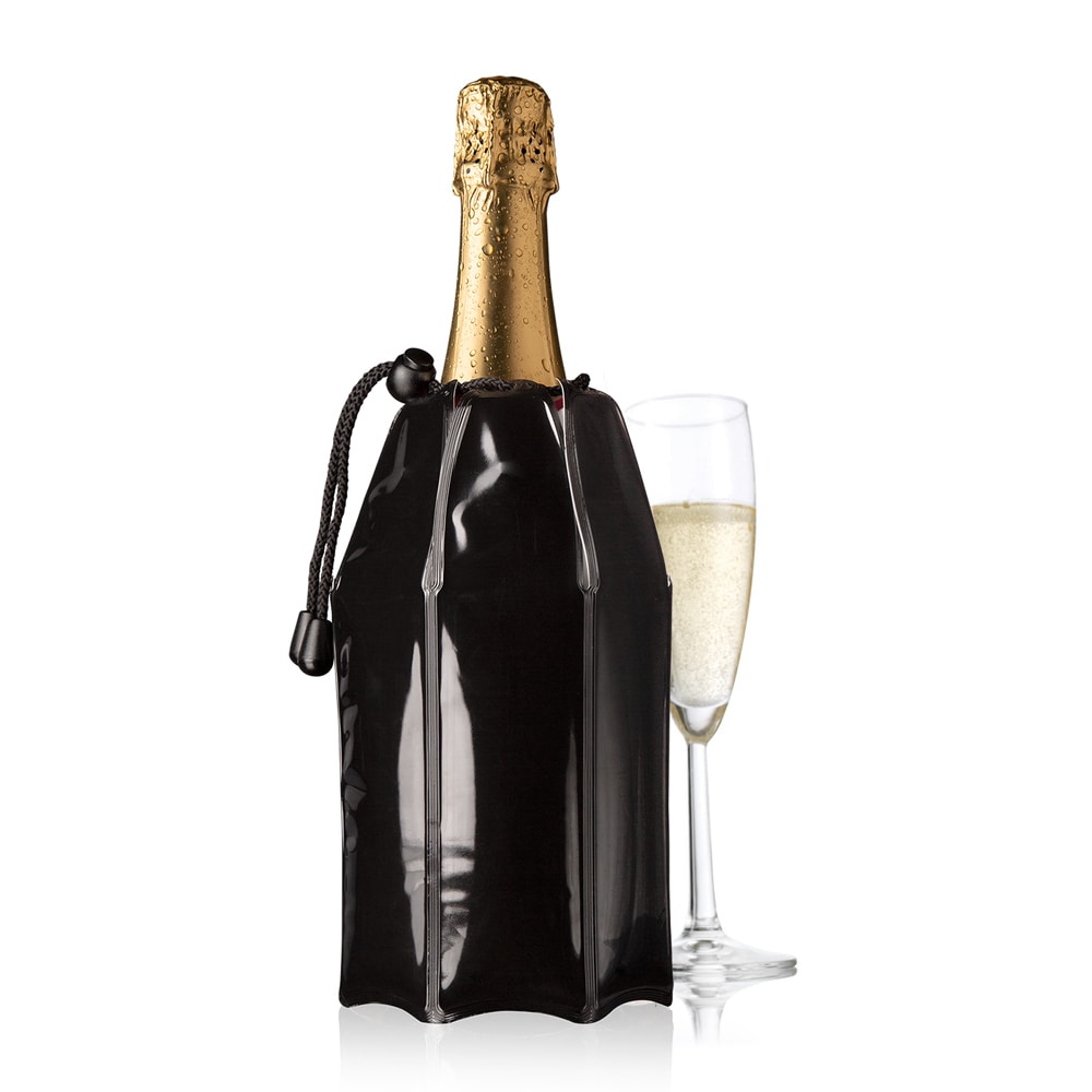 Aktiv Champagnerkühler Motiv "Black" von Vacu Vin - A