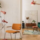 thumbnail of Ventilador de Techo Retro Silencioso con WiFi Rojo 122cm | UNIVERSALBLUE