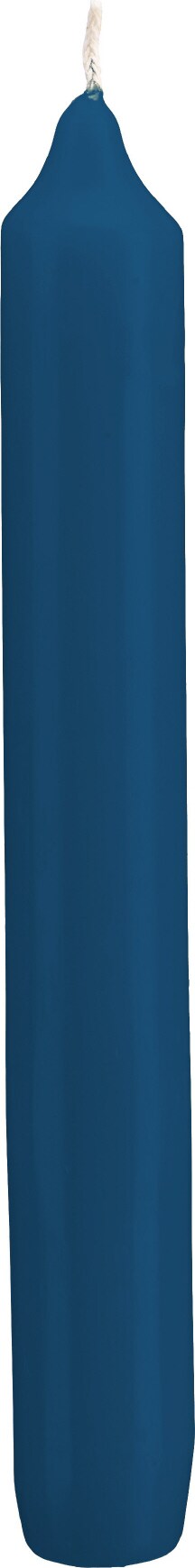 Leuchterkerzen Blau Petrol, Größe 25 x 2,5 cm, Inhalt 12 Stück