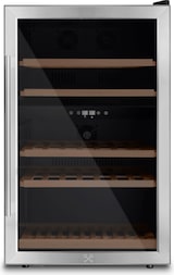 thumbnail of Les Petits Champs Weinkühlschrank 53 Flaschen CAVCD53, Kapazität 128L, 2 Temperaturzonen, Elegantes Design aus Edelstahl, Anti-UV, LED
