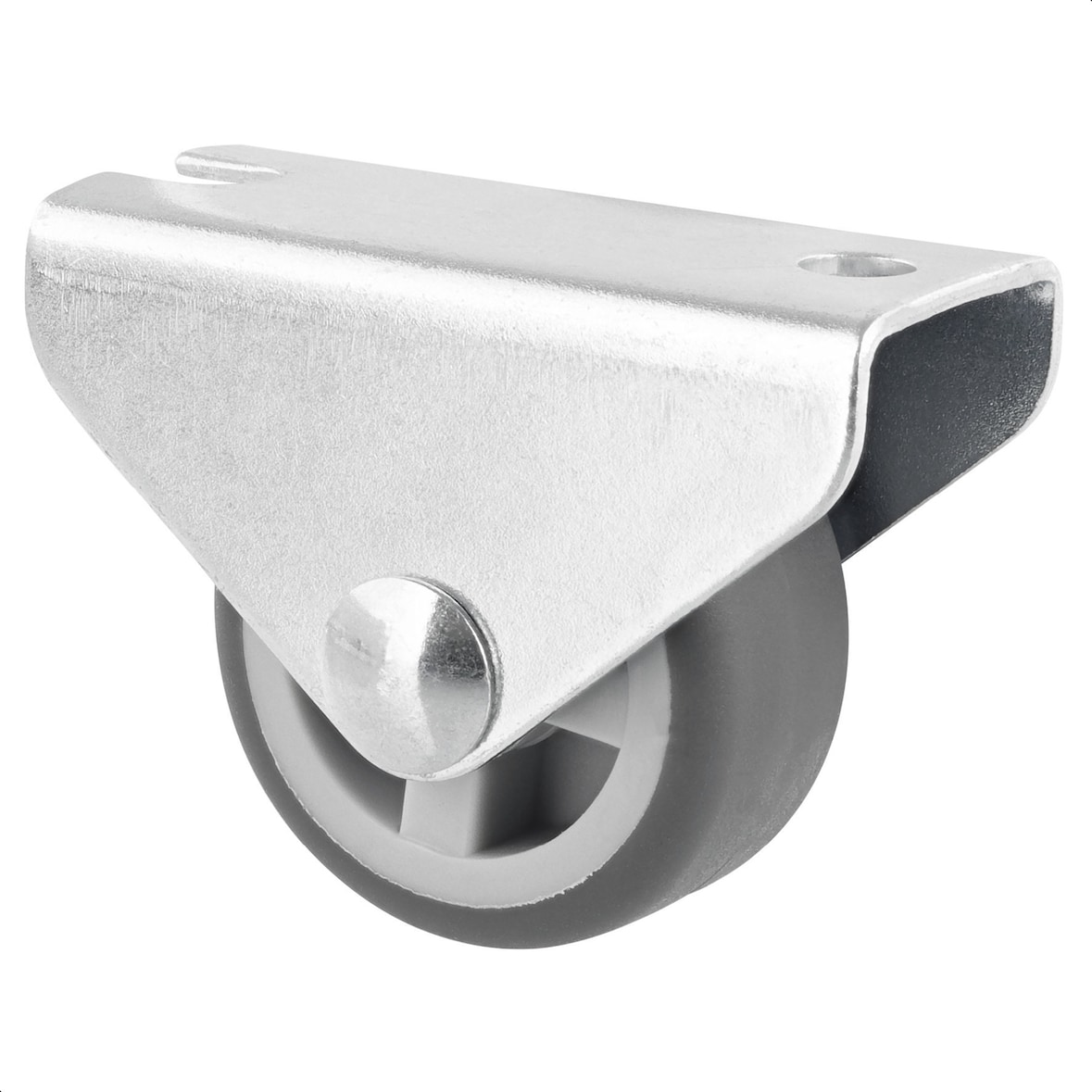 ZATO Möbelrolle Möbelräder Gehäuse mit Schwenklager ohne Feststeller Kunststoff Möbelrad 30mm