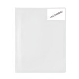 thumbnail of Schnellhefter mit weissen Heftzungen, Taschen vorn+innen,A4, weiß