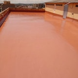 thumbnail of Tinta ecológica de borracha reforçada com fibra (20 kg, azulejo) - Impermeabilização de telhados, fachadas e terraços. Altamente durável e elástica.