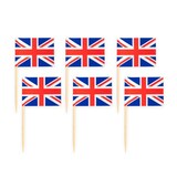 thumbnail of 50 Flaggen Deko Picker England Großbritannien Union Jack