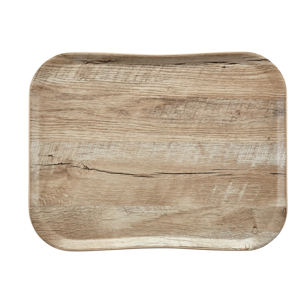 CAMBRO VTC3646T-F86/6 - Pack de 6 unidades - Bandejas Century. Imitación madera - 35,5 x 45,7 cm - Poliéster Roble claro