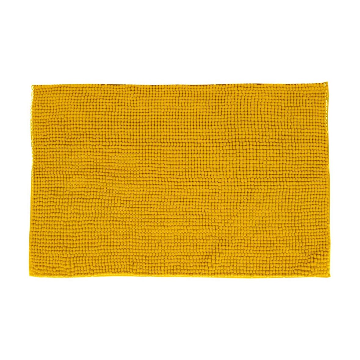 Tapis de Salle de bain Ocre chenille 50 x 80 cm