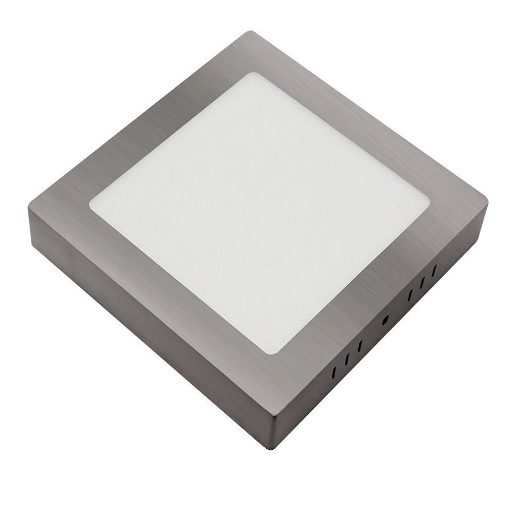 Downlight Niquel Cuadrado Gabro Led 12w 3000k-4000k-6500k
