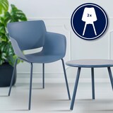 thumbnail of Sitzgruppe Minota blau/2 Stühle