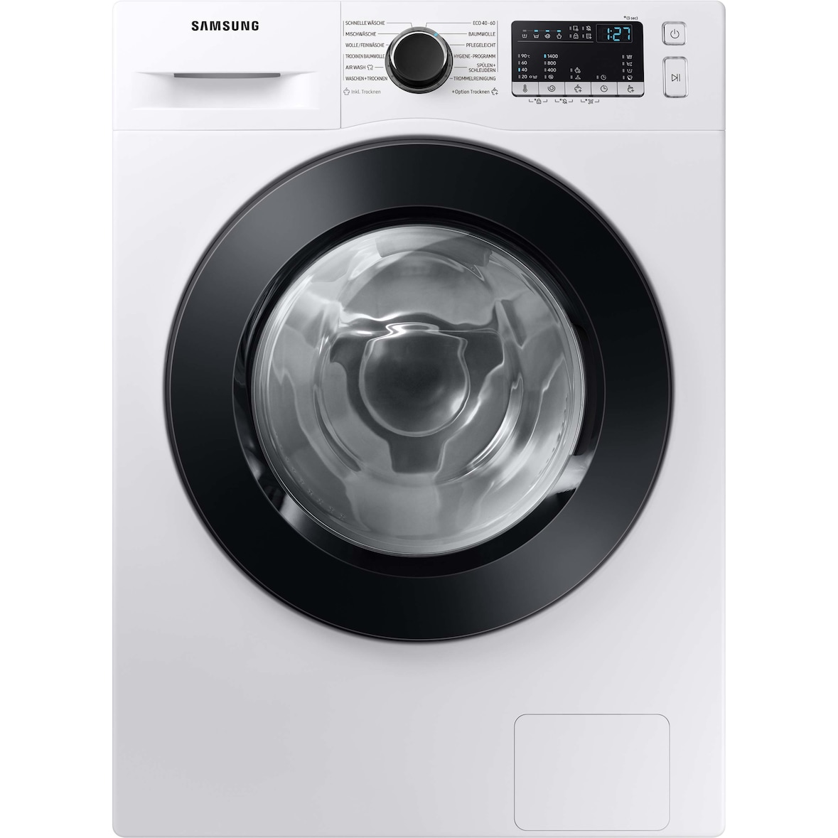 Samsung WD81T4049CE/EG Waschtrockner Freistehend Frontlader Schwarz, Weiß E