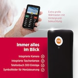 thumbnail of Senioren-Handy LUX – Komfort-Mobiltelefon mit Großtasten, SOS-Notruftaste & Ladeschale, Schwarz