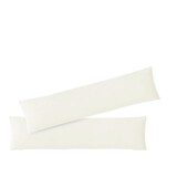 thumbnail of Jersey Kissenbezug Hülle 2 Sparpack Set mit Reißverschluss  hochwertige Qualität 40 x 145 cm natur