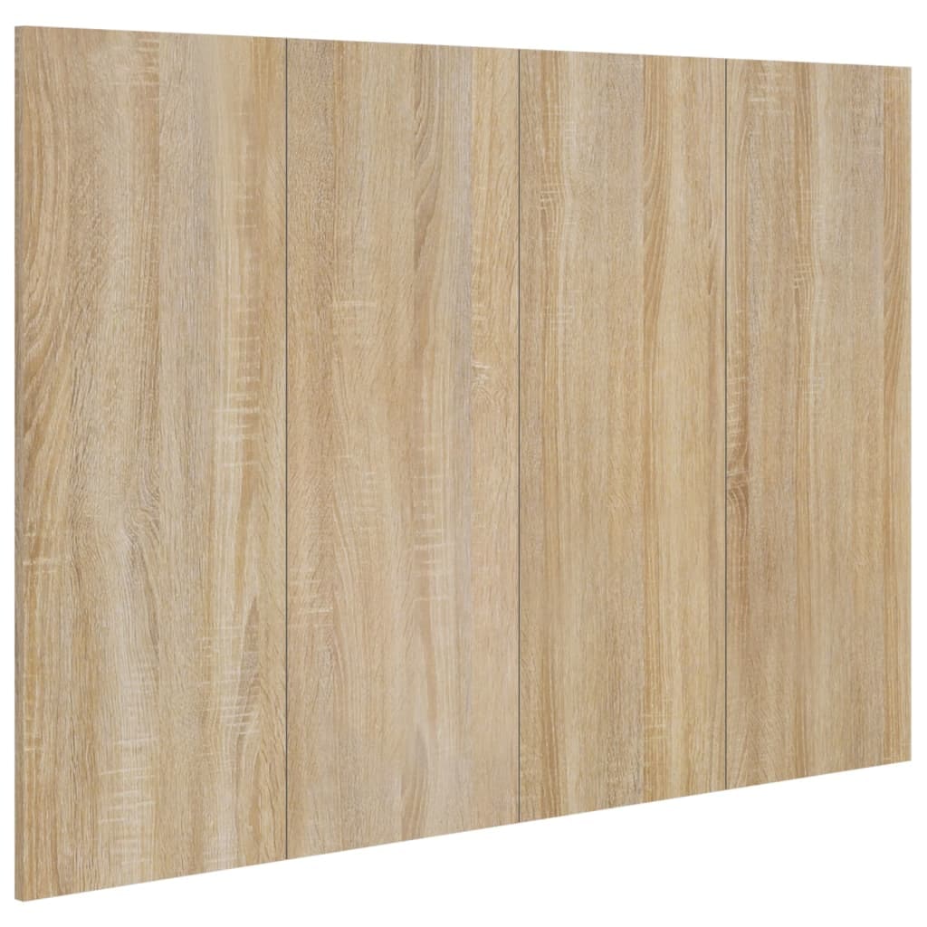 Décoshop26 - Tête de lit accessoire couchage chambre à coucher meuble 120 x 1,5 x 80 cm MDF marron TDL0203586