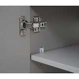 thumbnail of Wastafel + wastafelmeubel HWC-D16, wastafel Wastafel, hoogglans 90cm ~ grijs