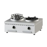 thumbnail of KBS Gas Wokherd 2 Brenner Tischmodell 2X13Kw 800x600x300 mm 2x Wokringaufsatz