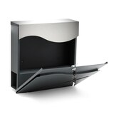 thumbnail of Helloshop26 - Boite aux lettres design porte journal acier inoxydable anthracite 16_0000097