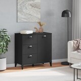 thumbnail of vidaXL Sideboard VIKEN Schwarz 80x40x80 cm Holzwerkstoff