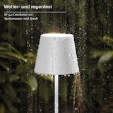 thumbnail of Nuindie mini LED Akku Tischleuchte schneeweiß IP54