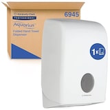 thumbnail of Distributeur d'essuie-mains pliés Aquarius 6945 - 1 x distributeur blanc d'essuie-mains