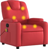 thumbnail of vidaXL Massagesessel Rot Kunstleder