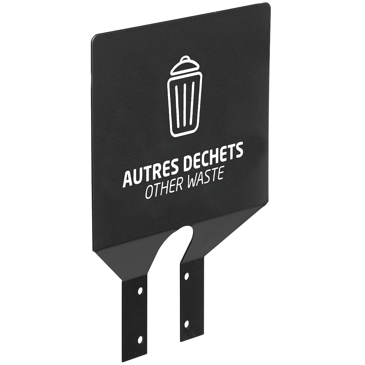 ROSSIGNOL Plaque signalétique de tri pour poteau COLLEC autres déchets