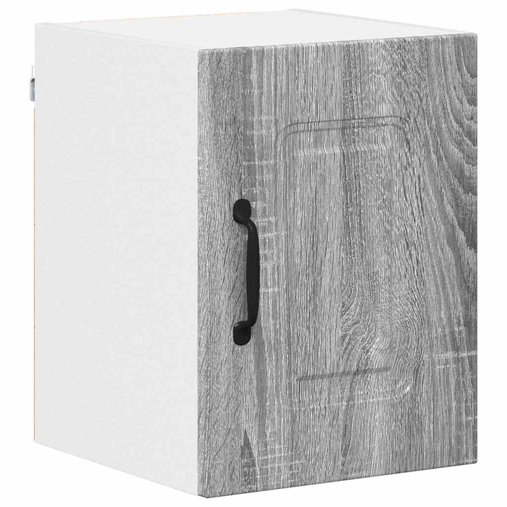 vidaXL Küchenwandschrank Graues Sonoma 30 x 31 x 40 cm Holzwerkstoff