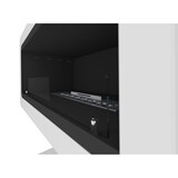 thumbnail of Camino a Bioetanolo da Pavimento 82x44 cm Inecco Bianco con Vetro