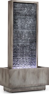 thumbnail of Imperia Gartenbrunnen In/Outdoor 10W Pumpe 10m Kabel verzinkt Steingrau
