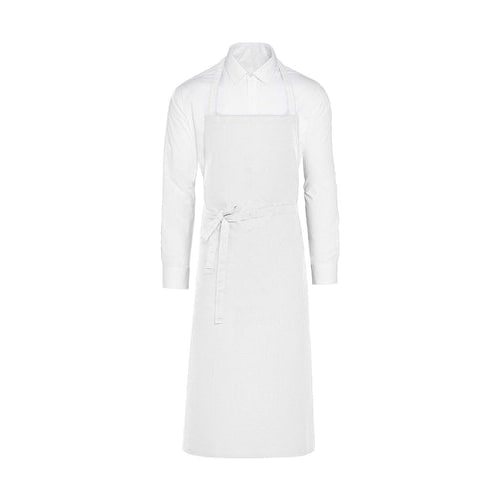 PARIS - Recycled Bib Apron: One Size / White