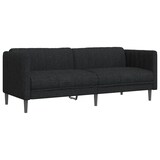 thumbnail of vidaXL Sofa 3-Sitzer Schwarz Stoff