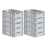 thumbnail of PROREGAL Eurobox NextGen Grip | HxBxT 17x40x60cm | 34 Liter | Griffe offen | Glatter Boden | Eurobehälter, Transportbox, Transportbehälter