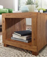 thumbnail of WOHNLING Sheesham Couchtisch MUMBAI Massiv 50x50 cm Beistelltisch Massivholz Tisch Neu