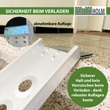 thumbnail of TRUTZHOLM Auffahrschiene klappbar 240 cm Tragkraft 50 kg Alu grau gelocht Fahrradrampe Rampe
