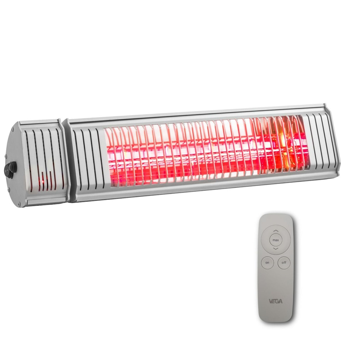 Vega Infrarot-Heizstrahler Sahara 1500W Fernbedienung Goldröhre App-Steuerung