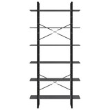 thumbnail of vidaXL Hoge kast 100x30x210 cm massief grenenhout grijs