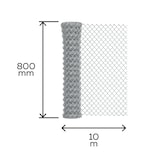 thumbnail of Maschendrahtzaun Viereckgeflecht Maschendrahtgeflecht Drahtzaun grün, anthrazit oder verzinkt Höhe 80 - 200 cm, Länge 15 - 25 m