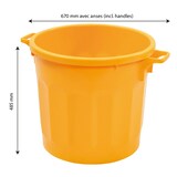 thumbnail of GILAC Conteneur alimentaire HACCP - 75 L - Jaune G612023