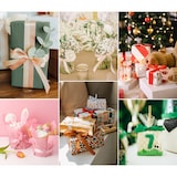 thumbnail of 50mm Satinband 25m Schleifenband Geschenkband Dekoband Breites Stoffband Grün