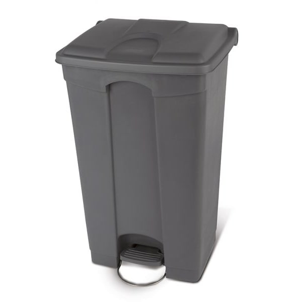 PROBBAX - SO-1290-GRY - Collecteur à pédale - 90 Litres - Gris