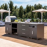 thumbnail of Cucina da esterno a 4 pezzi con forno per pizza Oviala